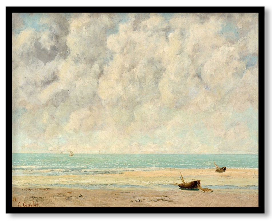 The Calm Sea by Gustave Courbet (1869)