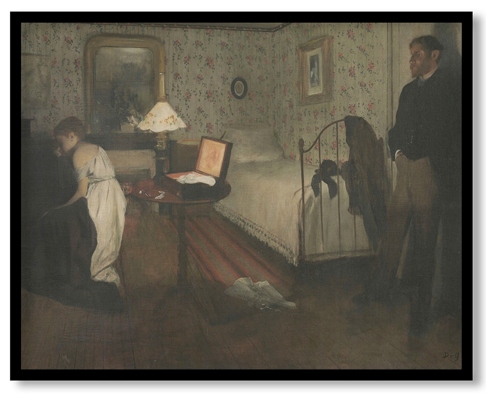 Interior by Edgar Degas