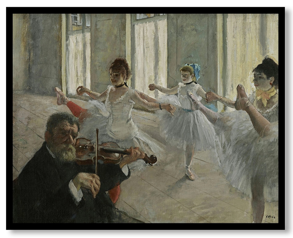 The Rehearsal by Edgar Degas (1878-79)