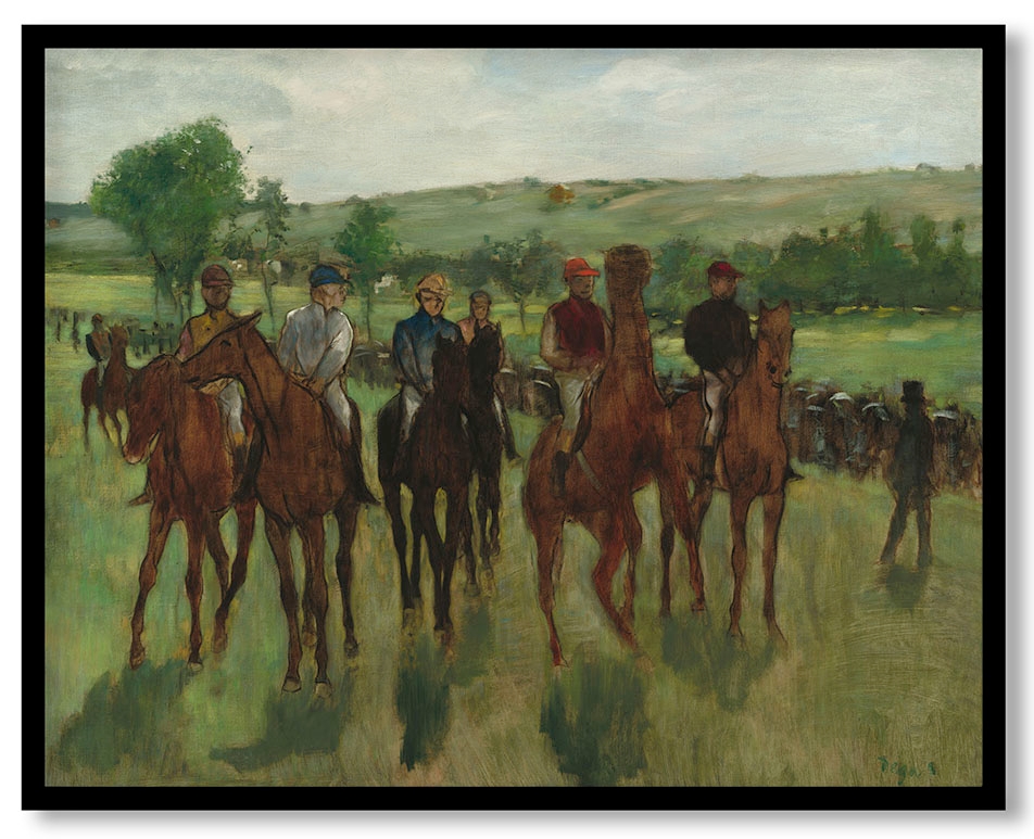 The Riders by Edgar Degas (c. 1885)