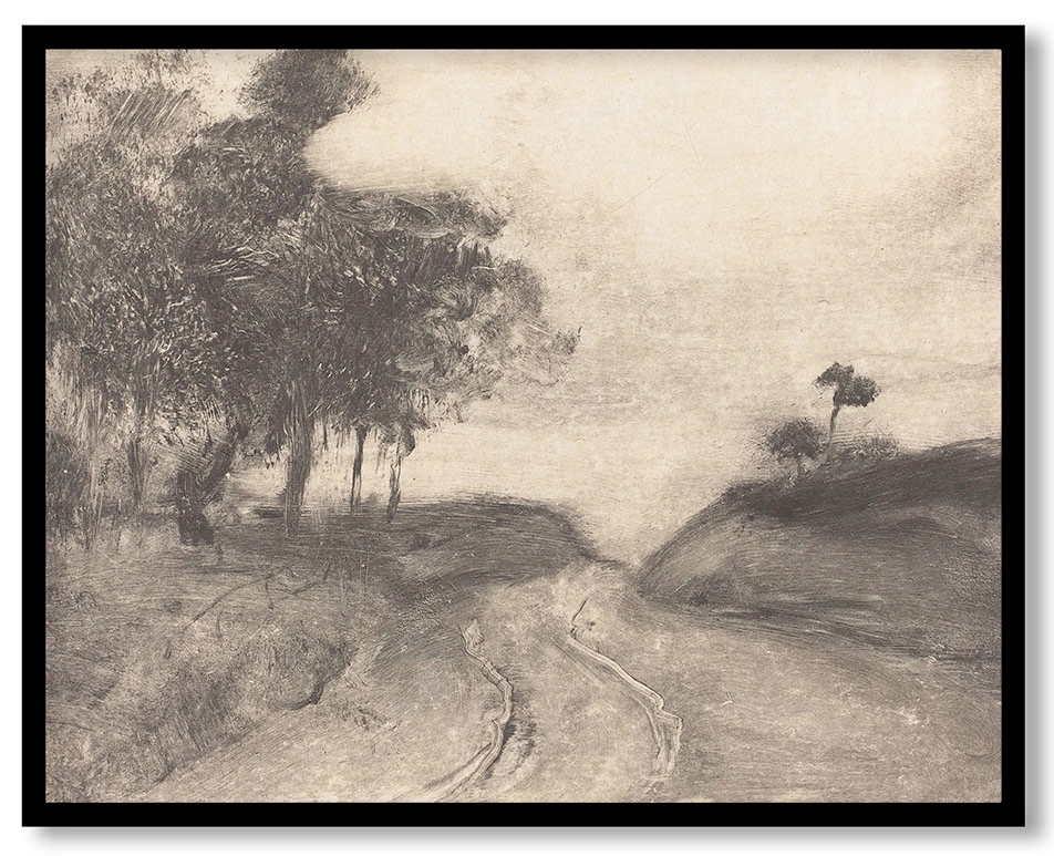 The Road (La route) by Edgar Degas (c. 1878-1880)