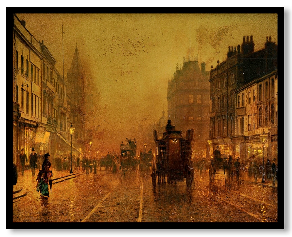 Briggate by John Atkinson Grimshaw