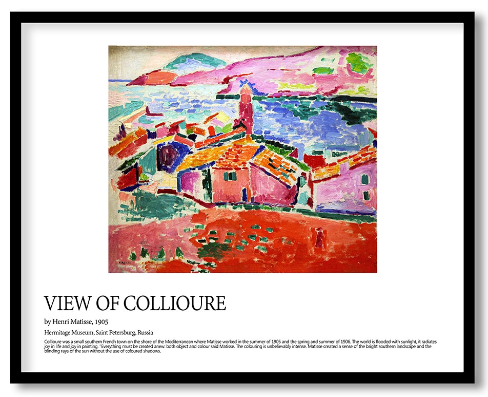 View of collioure by Henri Matisse (1905)