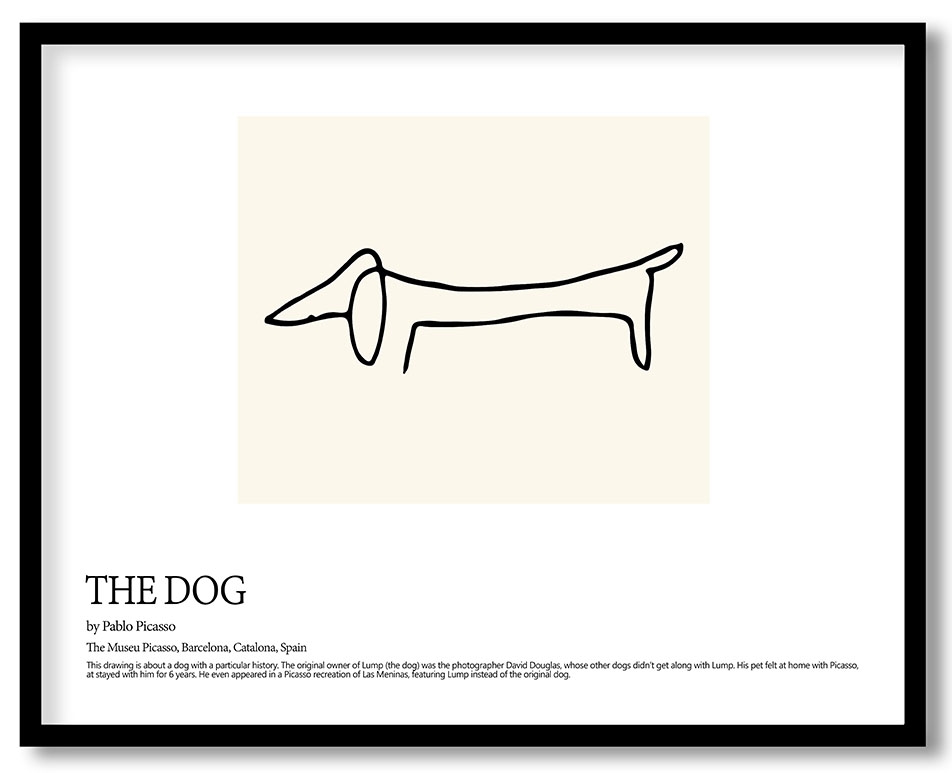 The dog by Pablo Picasso
