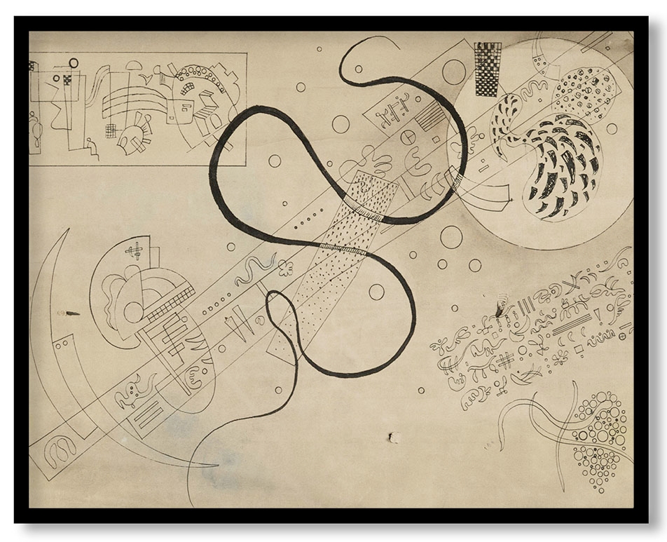 Untitled #1045 by Wassily Kandinsky (1944)