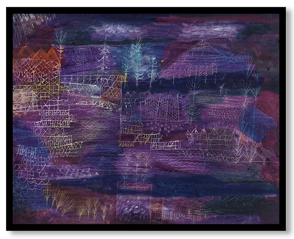 River Construction Landscape by Paul Klee (1924)