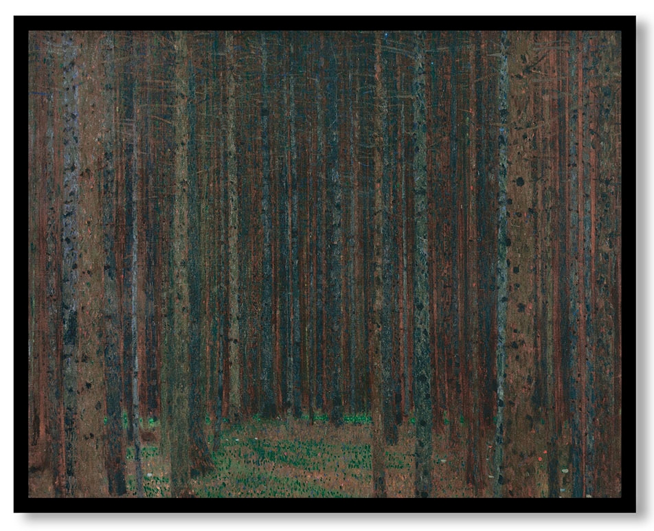 Fir forest I by Gustav Klimt (1901)