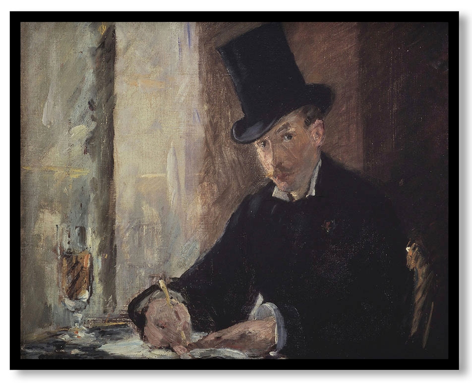 Chez Tortoni by Edouard Manet (About 1875)