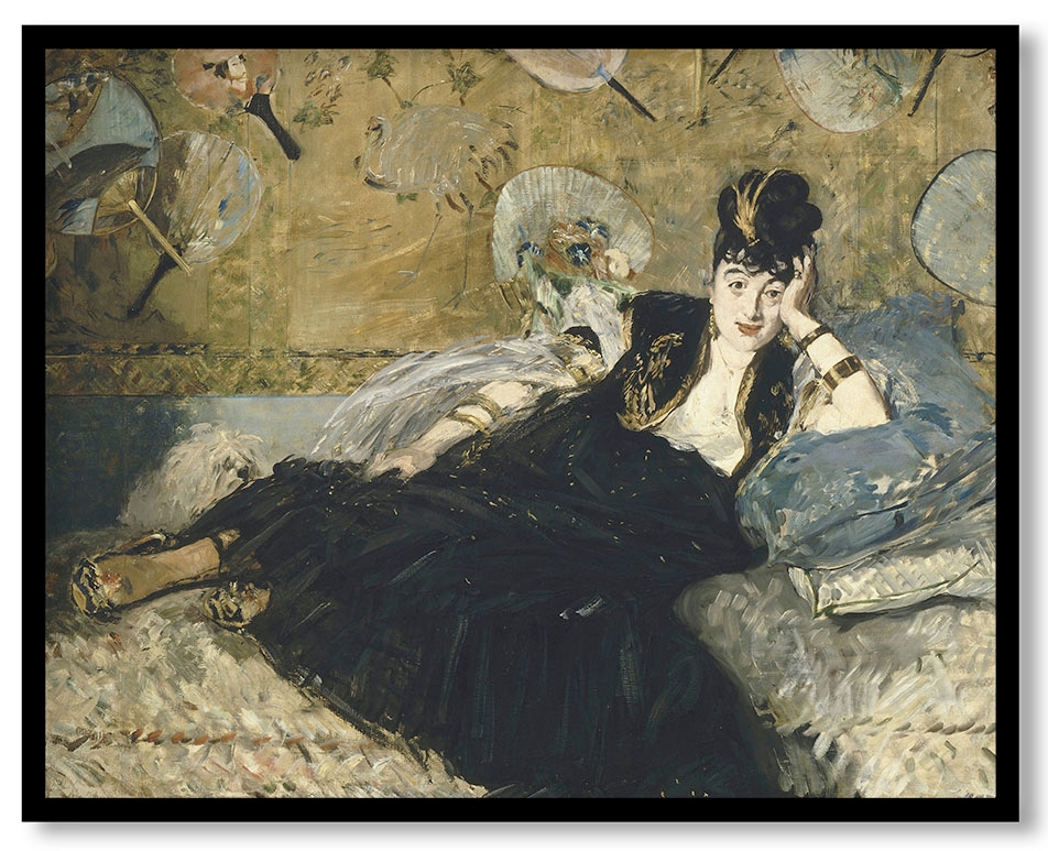 Woman with Fans by Edouard Manet (1873)