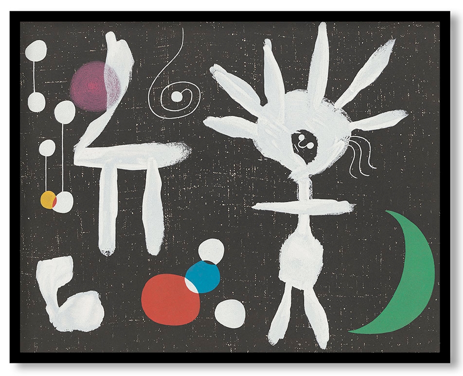 Composição abstrata by Joan Miró (1900-1983)