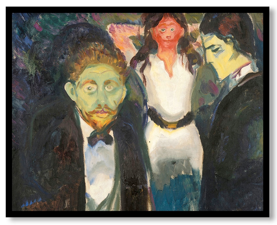 Jealousy by Edvard Munch