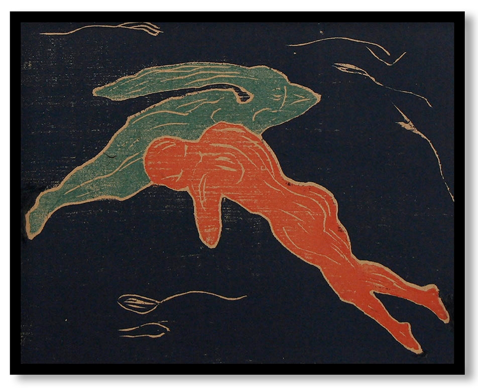 Meeting in Space by Edvard Munch (1899)