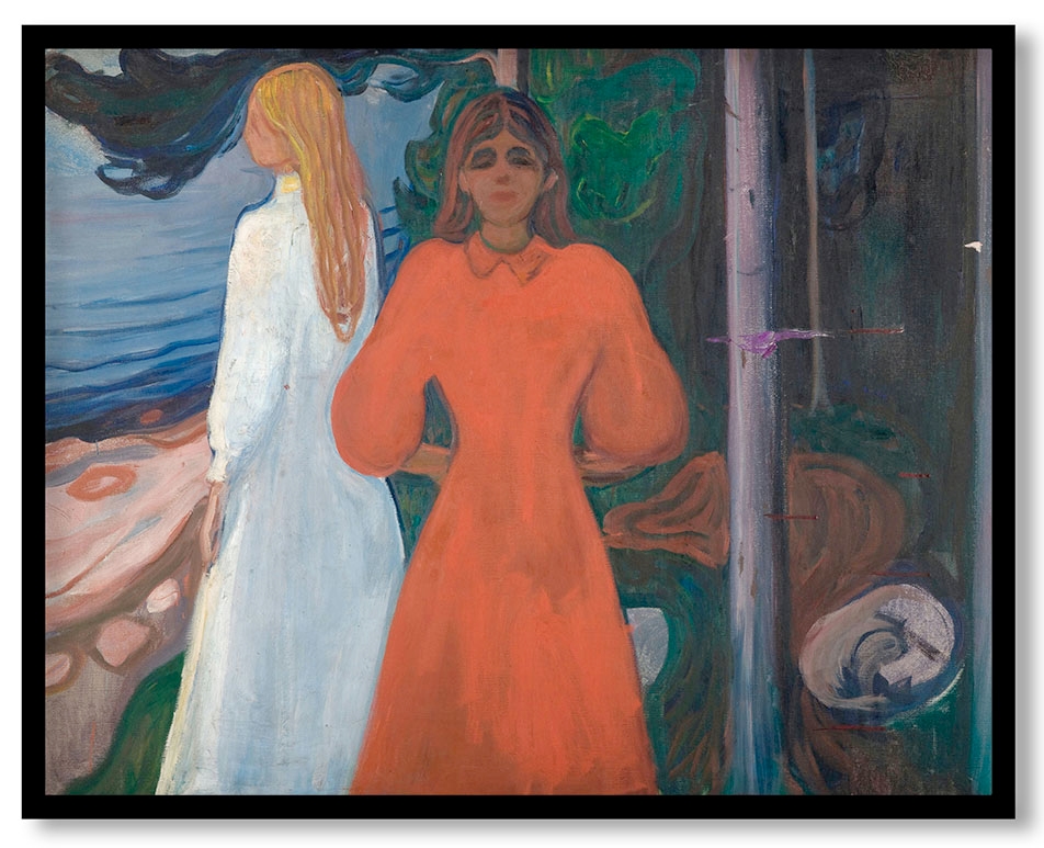 Red and White by Edvard Munch (1899-1900)