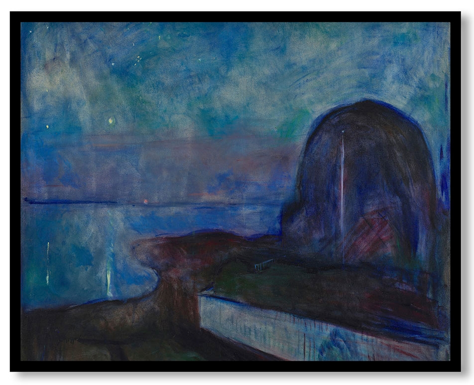 Starry Night by Edvard Munch (1893)