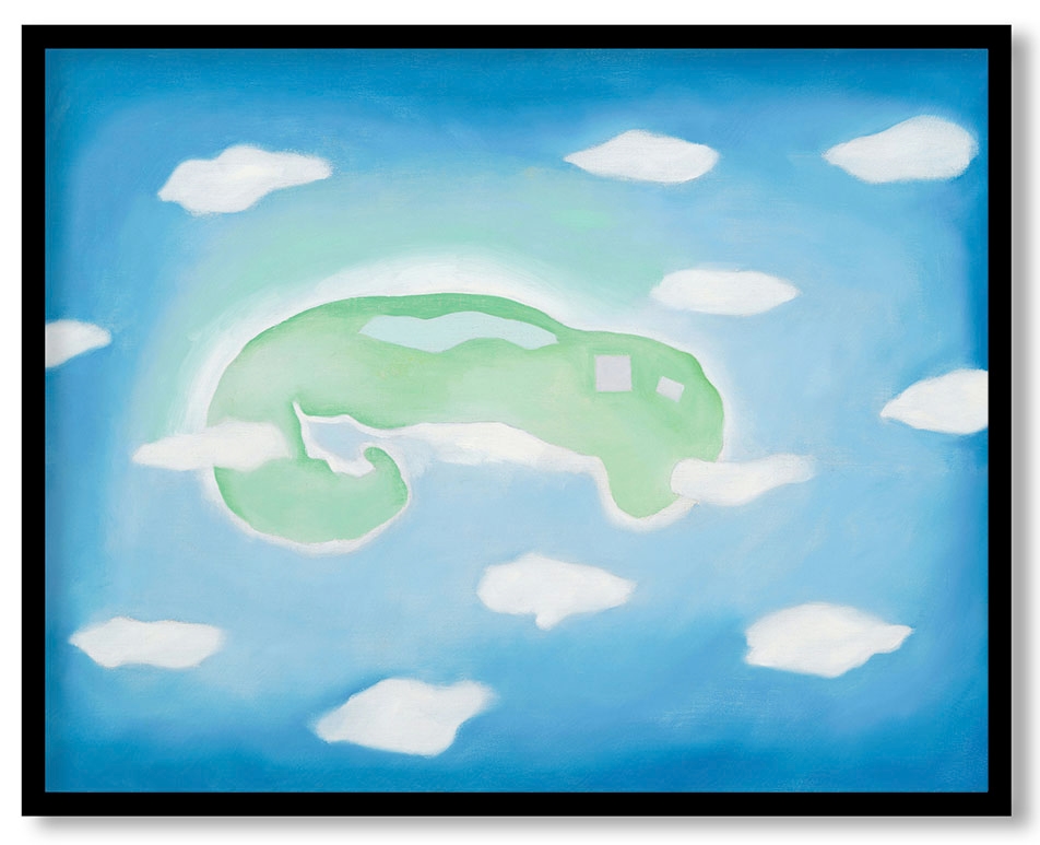 An Island with Clouds by Georgia O'Keeffe (1962)