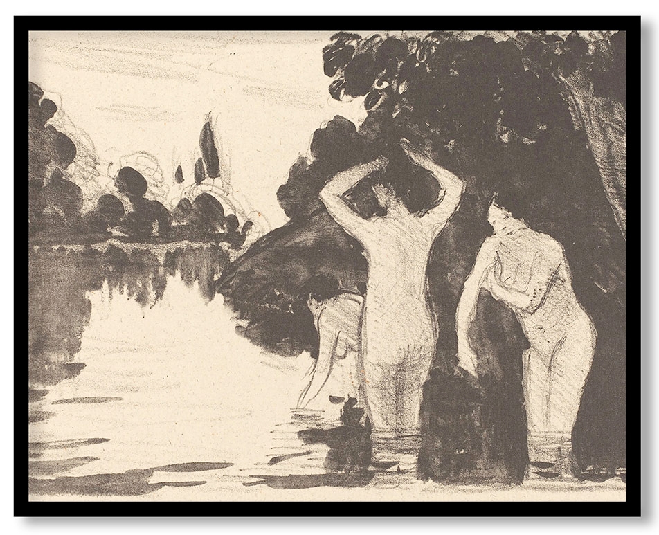 Baigneuses by Camille Pissarro (c. 1895)