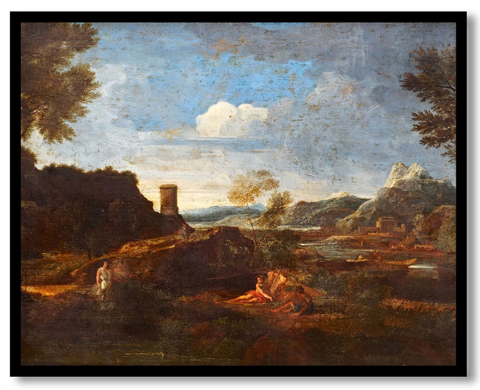 Landscape by Nicolas Poussin (17th century)