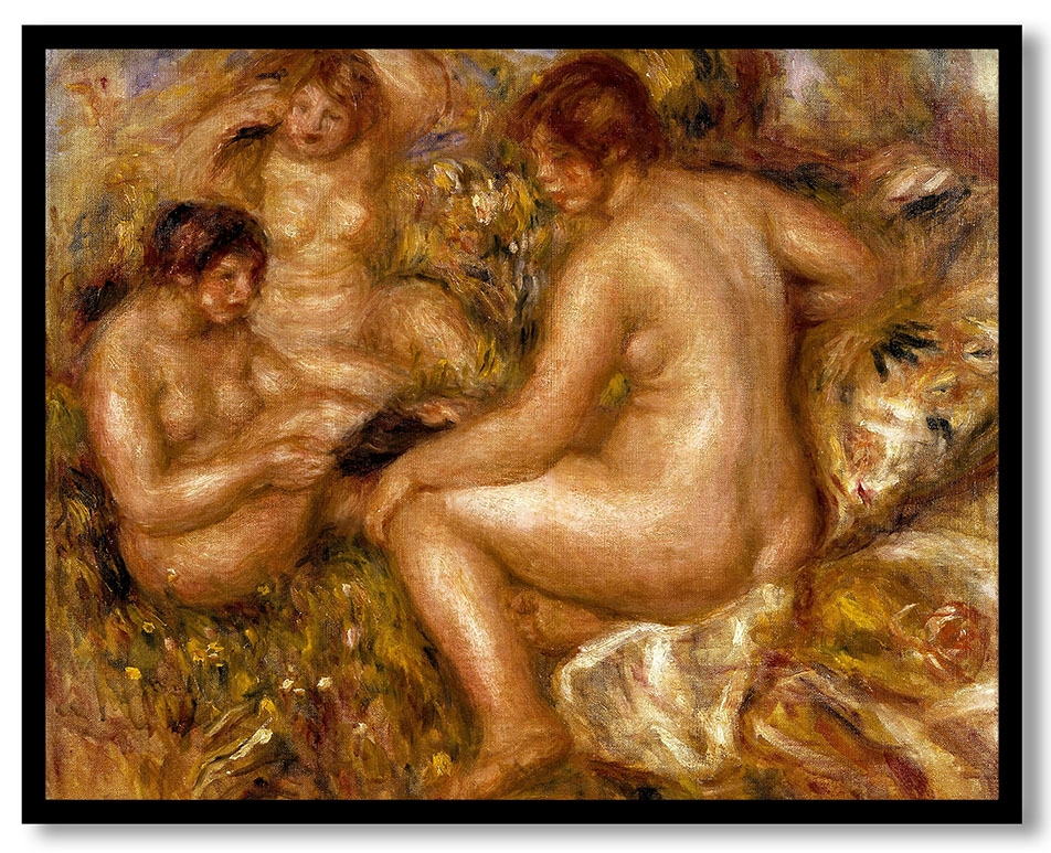 Three Bathers by Pierre Auguste Renoir (1917-1919)
