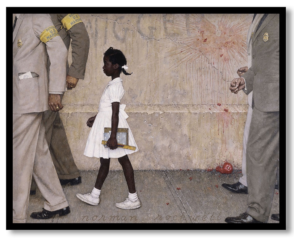 The Problem We All Live With by Norman Rockwell (1963)