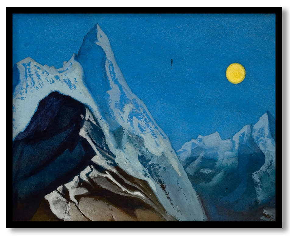 Himalayan Landscape by Nicholas Roerich (1930-1947)