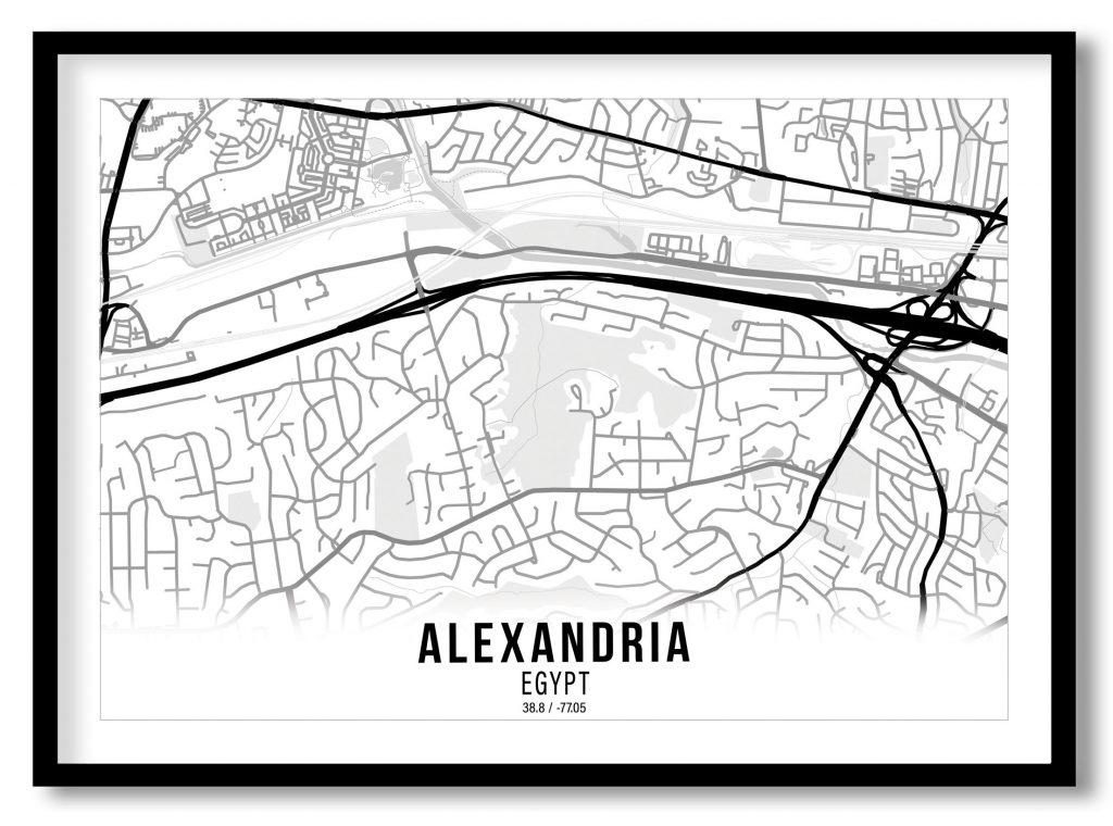 Alexandria gradient map