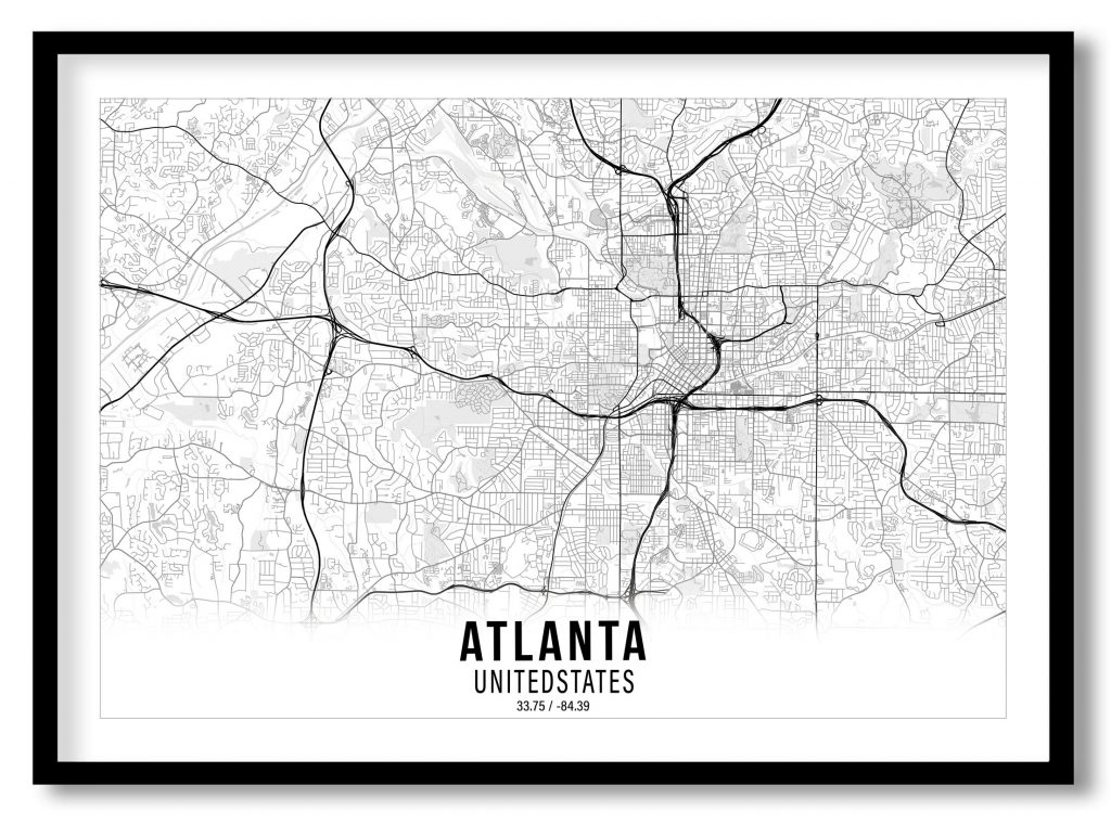 Atlanta gradient map