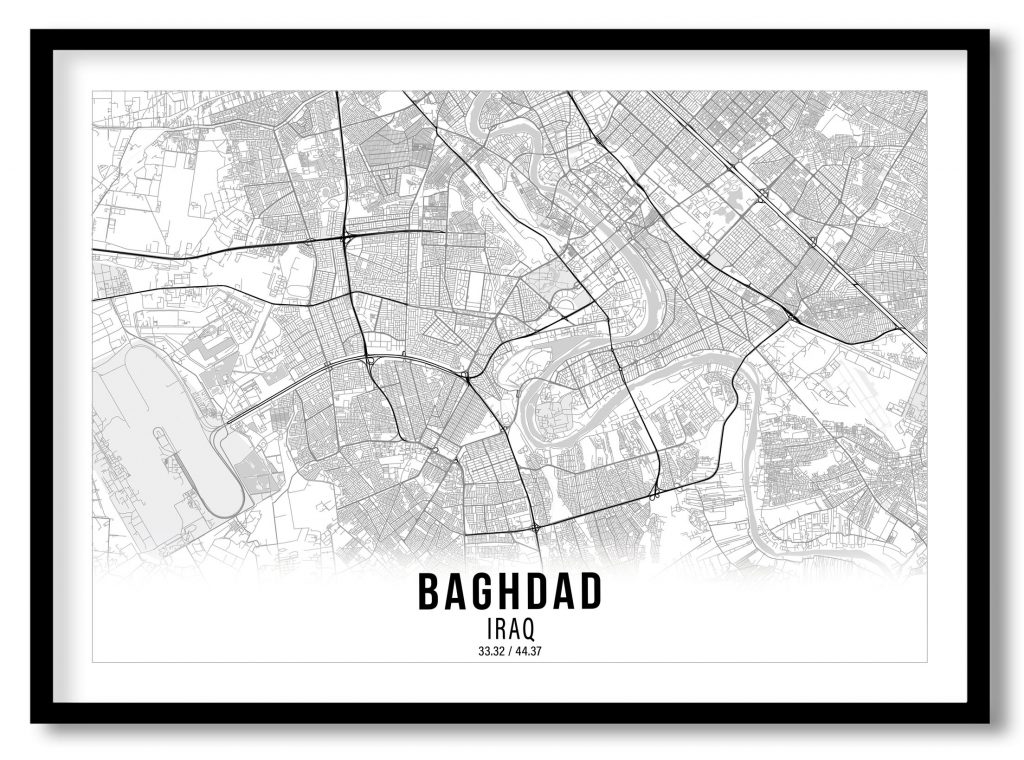 Baghdad gradient map