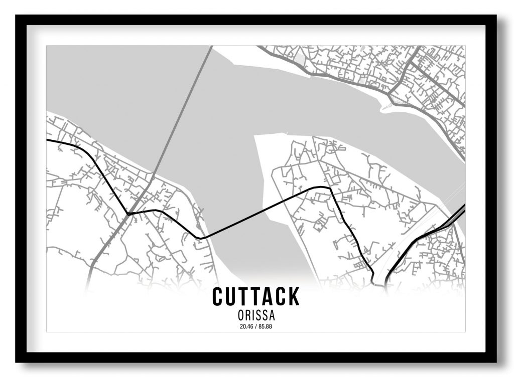 Cuttack gradient map