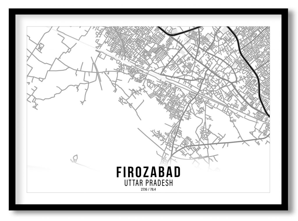 Firozabad gradient map