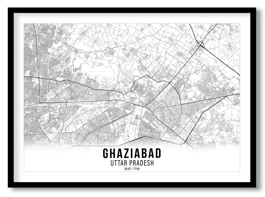 Ghaziabad gradient map