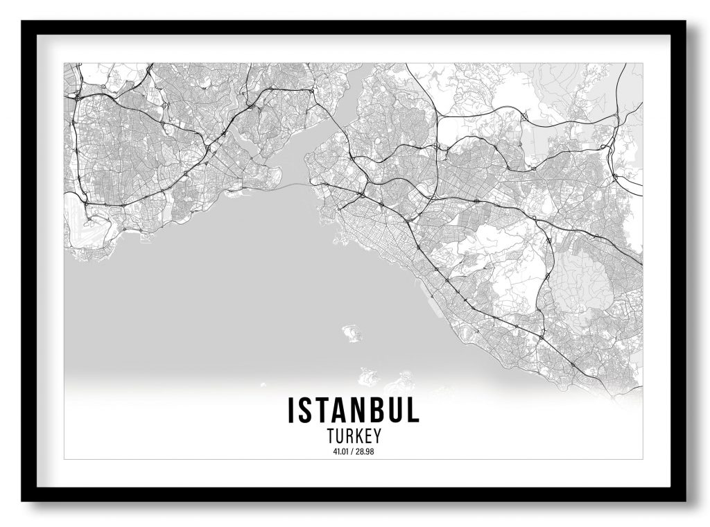 Istanbul gradient map