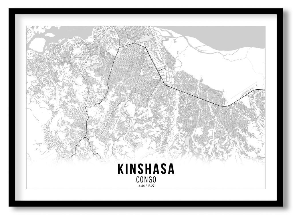 Kinshasa gradient map