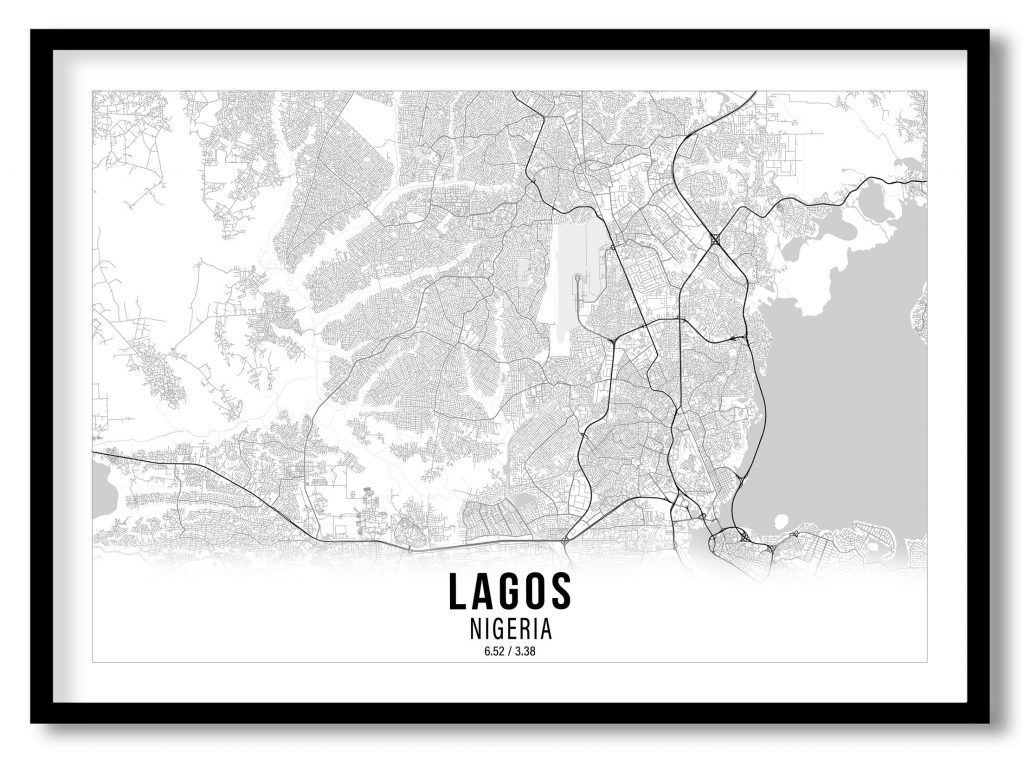 Lagos gradient map