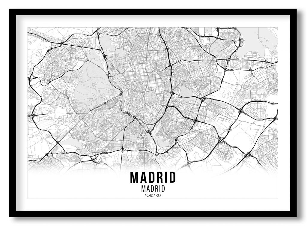 Madrid gradient map