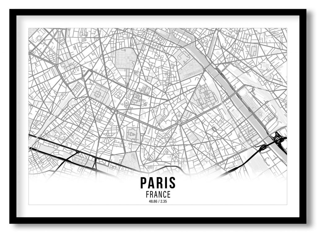 Paris gradient map