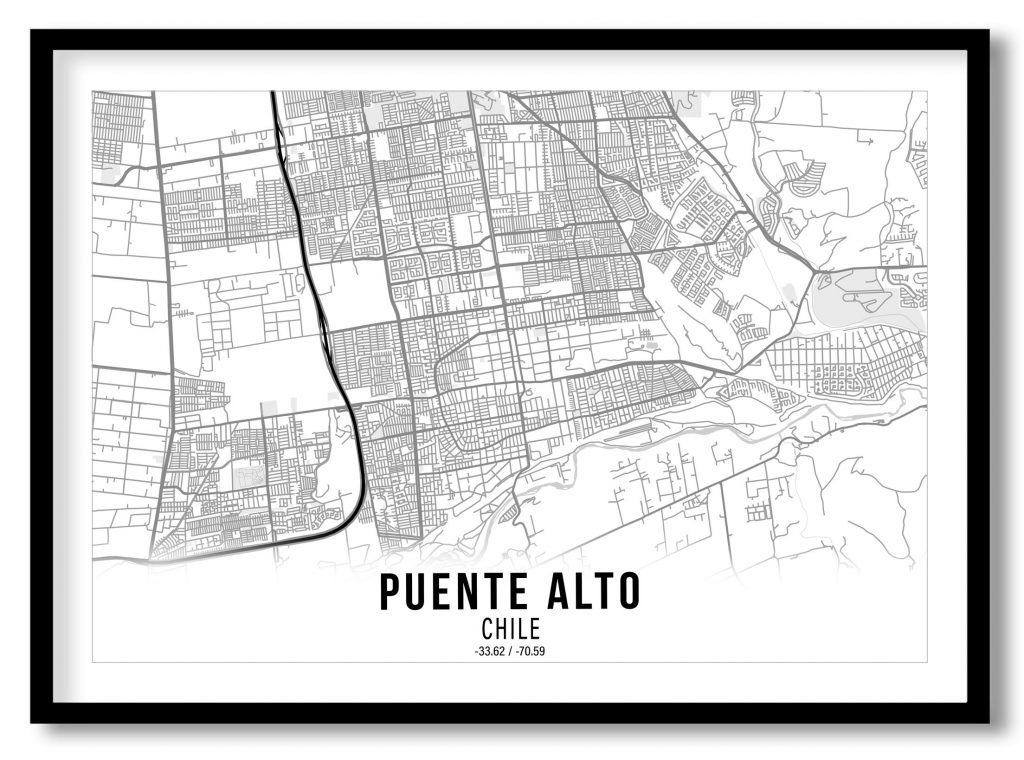 Puente Alto gradient map
