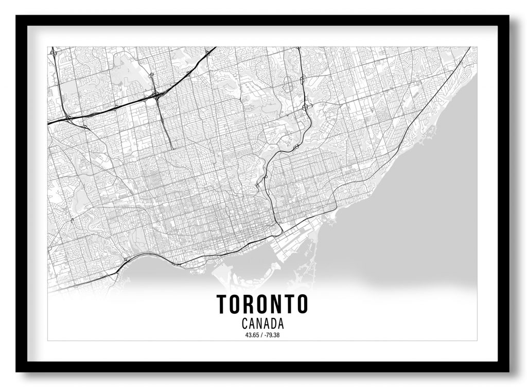 Toronto gradient map