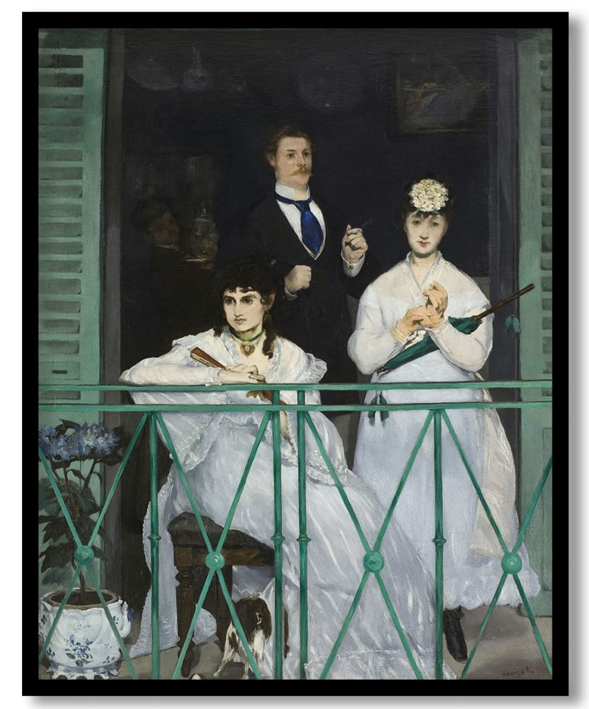 The Balcony by Edouard Manet (1868-69)
