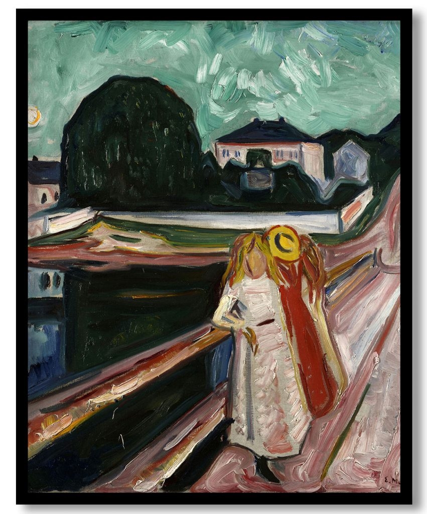 Girls on the Pier by Edvard Munch (1904)