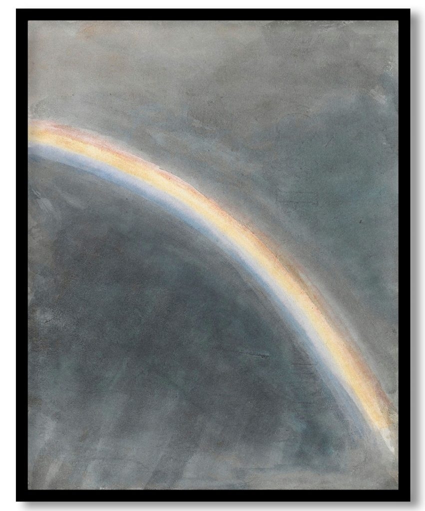 Sky Study with Rainbow by John Constable (1827)