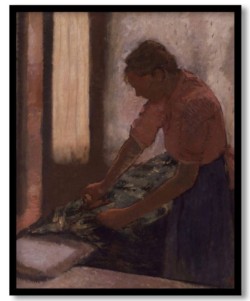Woman Ironing by Edgar Degas (1892-95)