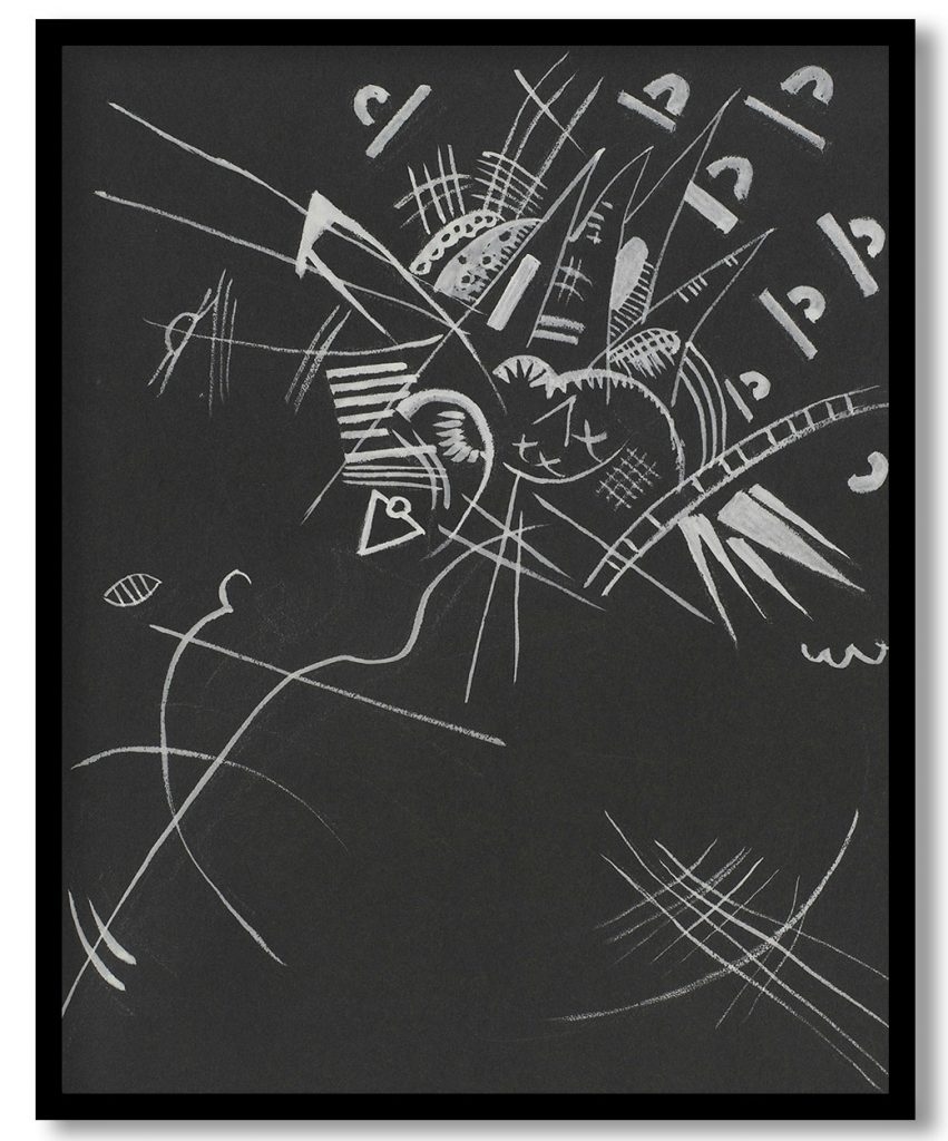 Study for Klein Welten VII by Wassily Kandinsky (1922)