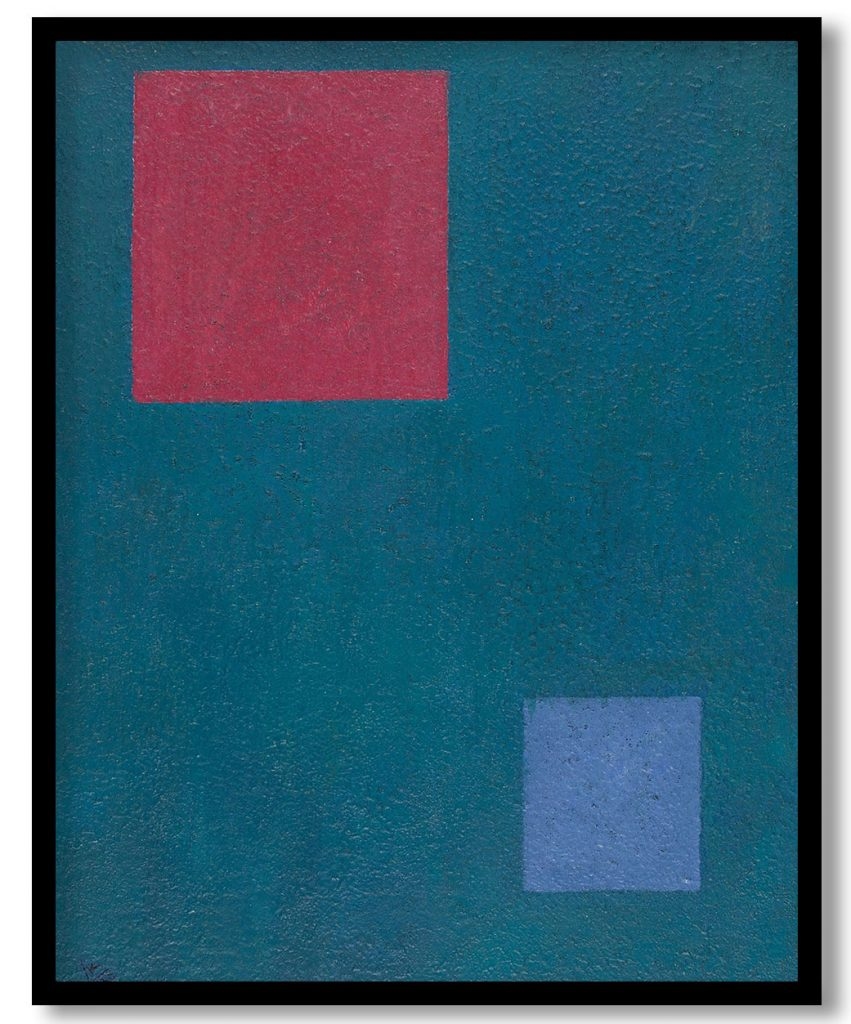 Zwei Quadrate  (Two Squares) by Wassily Kandinsky (1930)