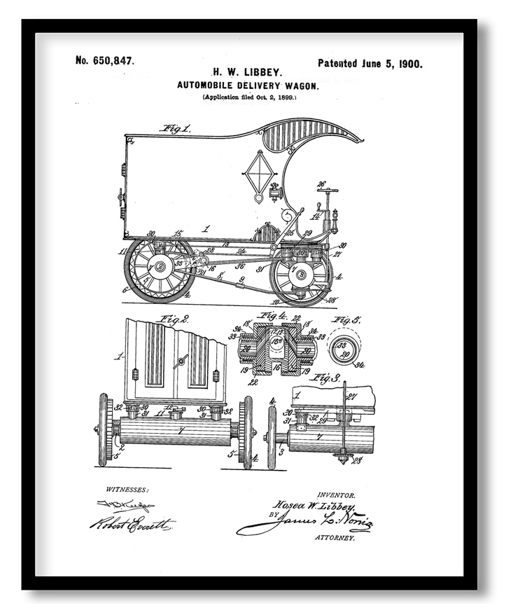 Automobile Delivery wagon 1900