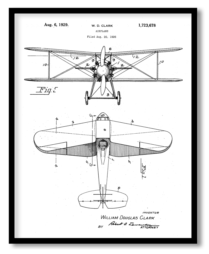 Biplane Patent 1929