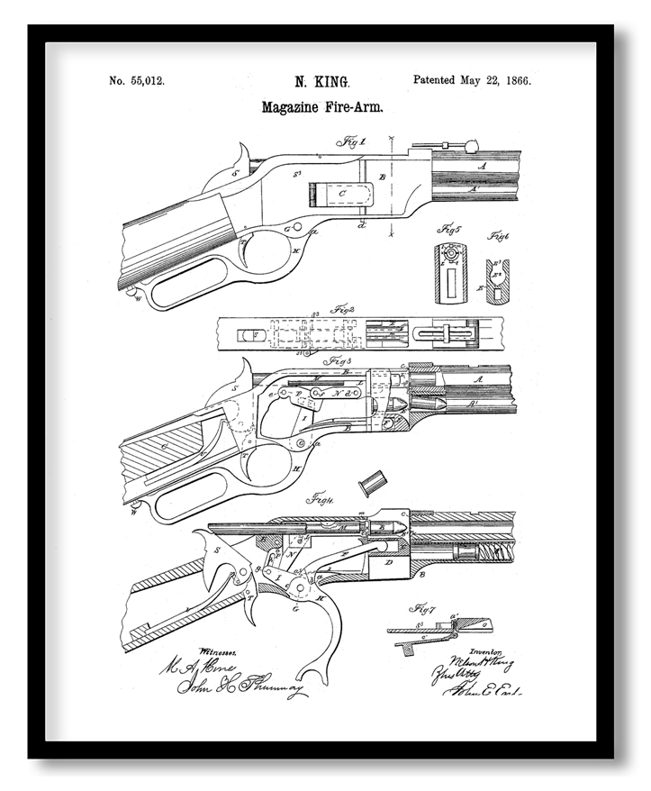Vintage bolt action 1866