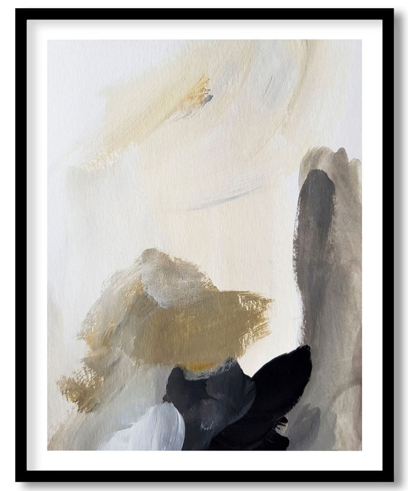 Light colored modern contemporary abstract