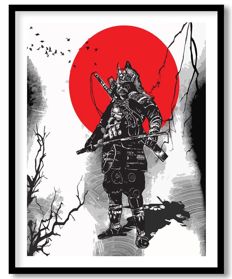 Japanese warrior samurai