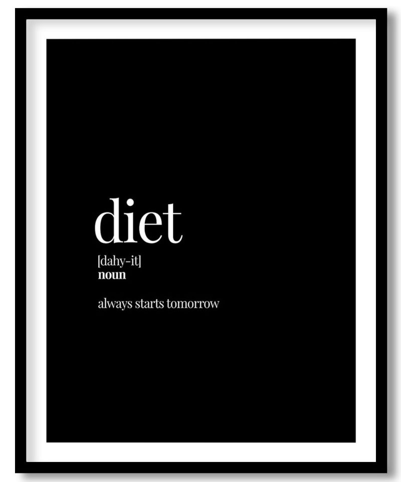 Diet - Funny Dictionary Definition