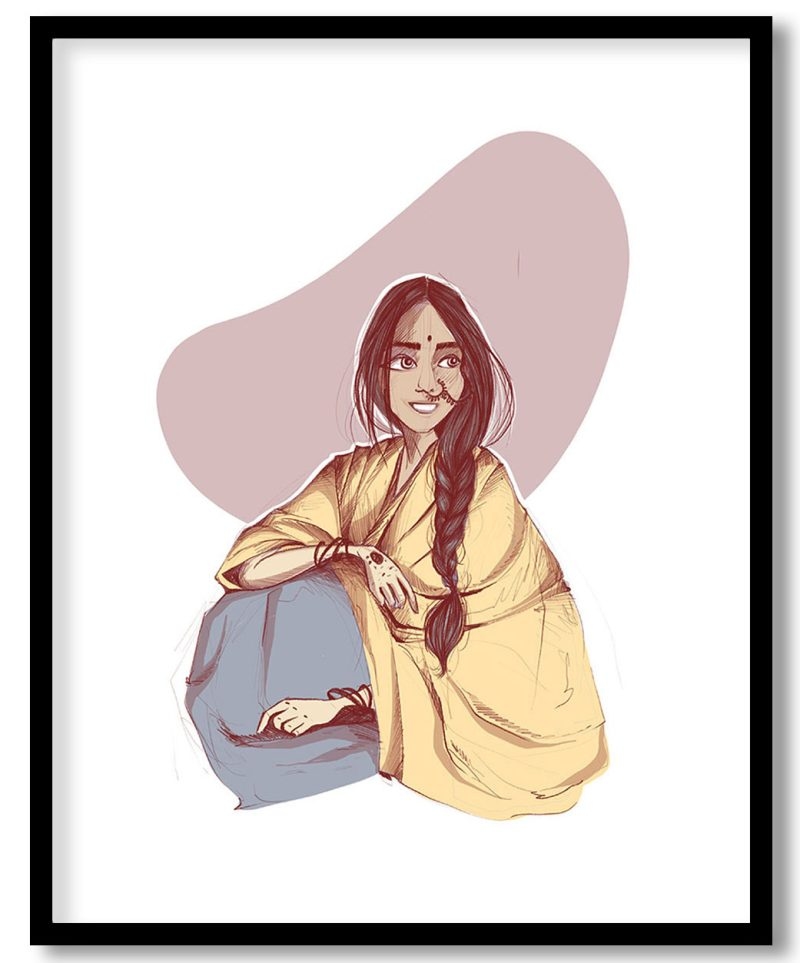 Indian woman portrait